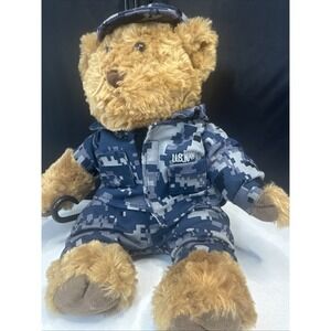 Chelsea's U.S.  Navy Teddy Bear Stuffed Animal Outfit Blue Gray Uniform 11" Rare